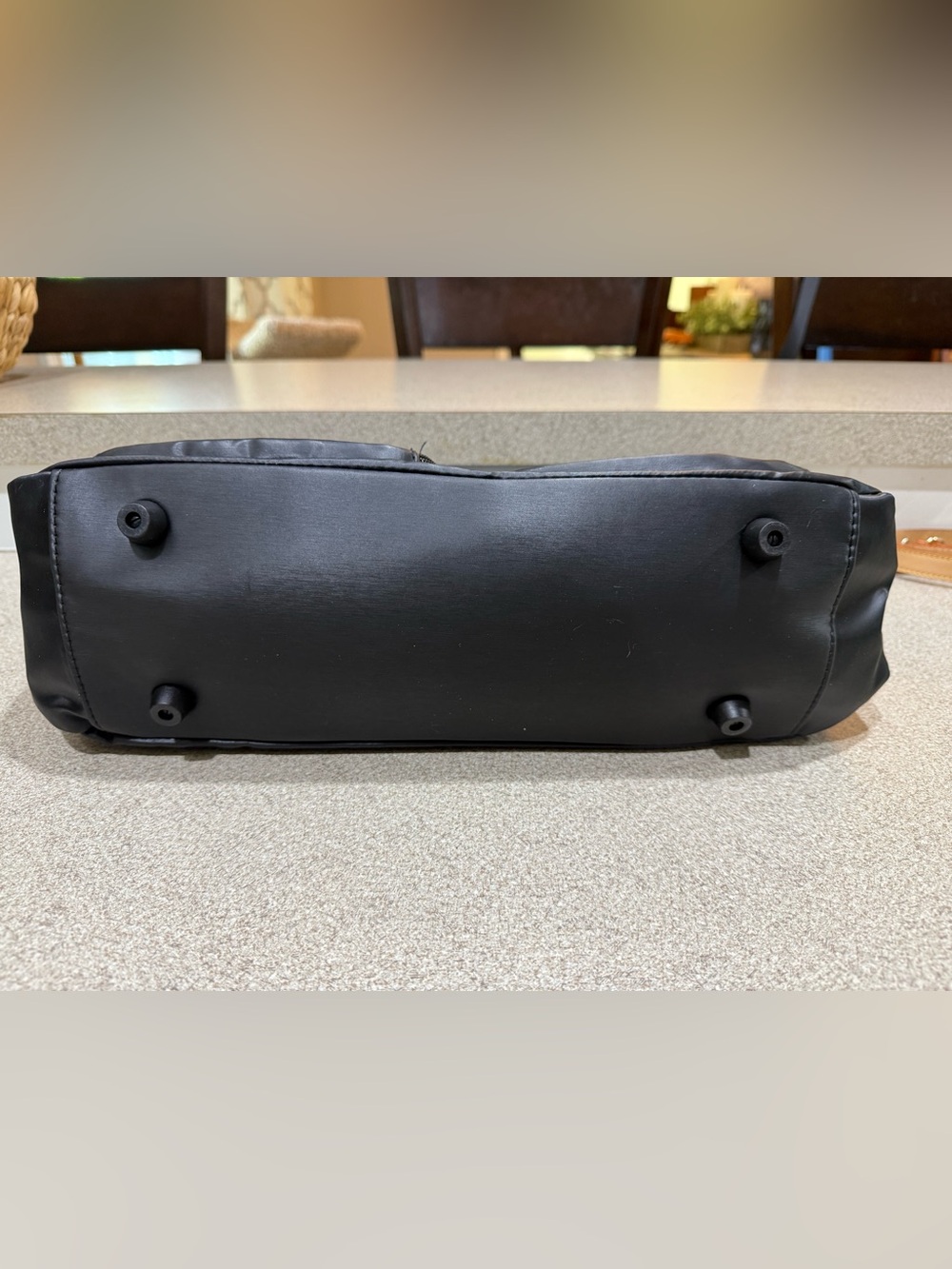 IHKWIP Cargo Catchall Tote with handles & Crossbody Strap - Metallic Black - Picture 6 of 13